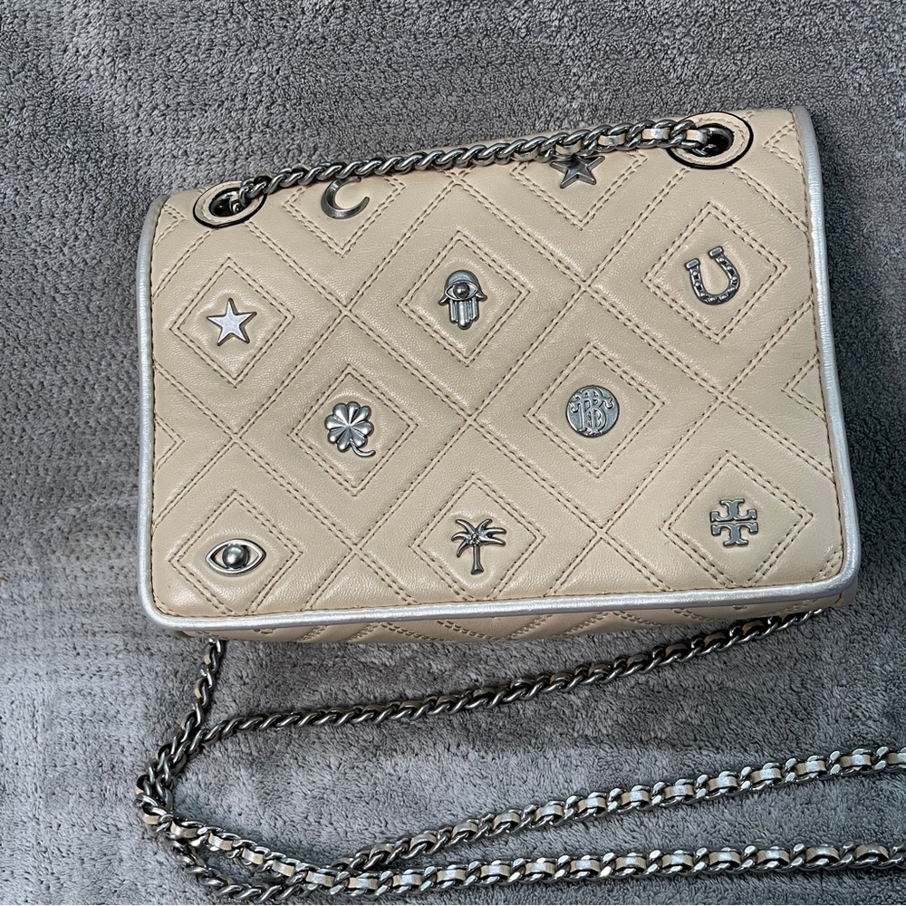 TORY BURCH Fleming Charm Small Convertible Shoulder/Crossbody Bag